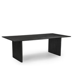 an empty black table on a white background