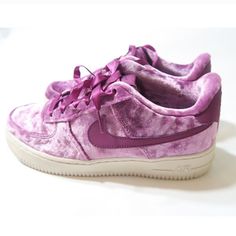 Nike Air Force Pink Purple Plush Sneakers 8.5 Nike Air Force Pink, Air Force Pink, Shoes Nike Air Force, Shoes Nike Air, Nike Pink, Shoes Nike, Nike Air Force, Womens Shoes Sneakers, Pink Purple