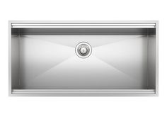 an image of stainless steel kitchen sink