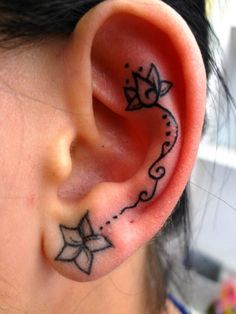 #BEAUTY ,#REALATIONSHIPS #Fashion #Outfits #SUMMER Outfits #Animals Front Of Ear Tattoo, In Front Of Ear Tattoo, Sisterhood Tattoos, Bottom Tattoo, Ear Lobe Tattoo, Dreads And Tattoos, Ear Tattoo Design, Phoenix Names, Behind The Ear Tattoo Ideas