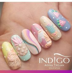 Classy Fall Nail Designs, Festival Nail Ideas, Nail Art Creative, Ideas Summer Nails, Summer Nails Art, Nail Art Noel, Romantic Nails, Nail Blog, Nail Art Designs Videos