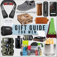 the ultimate gift guide for men includes camping gear, hiking equipment, and other essentials