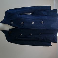 Nwot Beautiful Navy Trench Navy Blue Jacket, Blue Jacket, Navy Blue, Trench Coat, Jackets & Coats, Jackets For Women, Navy, Blue, Women Shopping