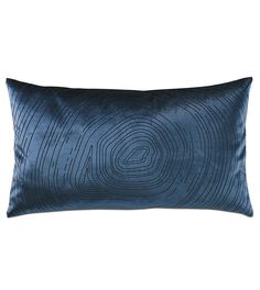 an image of a blue pillow on a white background that looks like it is made out of wood