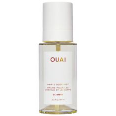 St. Barts Hair and Body Mist - OUAI | Sephora Sephora Hair Products, Ouai St Barts Perfume, Body Mist Aesthetic, Ouai Hair Perfume, Ouai Perfume, Florida Shopping, Hair And Body Mist, Healthy Curly Hair, Ouai Hair