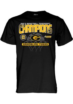 Show off your team pride in this Grambling State Tigers Black 2024 SWAC Tournament Champions Short Sleeve T Shirt! This Grambling State Short Sleeve Tee features a screen print of tournament champions graphic on front chest. Make sure everyone knows you root for the Tigers with this Black Grambling State T Shirt. Go Tigers! Double stitched sleeve and bottom hem, Screen print team graphics, Crew neckline, Fit: True to Size, 100% COTTON, Machine wash, Imported Champions Graphic, Go Tigers, Champion Shorts, Tiger T Shirt, 47 Brand, Short Sleeve T Shirt, Sports Design, Screen Print, Tigers