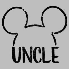 Who knew that dressing "mousey" could be so cute!? Celebrate Walt Disney's most iconic character with fun new officially licensed Mickey and Friends apparel for the whole family! This Men's Mickey and Friends Uncle Line Ears Graphic T-Shirt features the word: "Uncle," with the Mickey Mouse silhouette logo across the front. Whether you're a super fan, or just looking for a unique 'fit for a trip to the Disney parks, these all-new styles are exactly what you've been looking for! Mickey Mouse Silhouette, Mouse Silhouette, Silhouette Logo, Johnny Collar, Unique Fits, Sleeve Packaging, Graphic Tee Design, Mickey Mouse And Friends, Mickey And Friends