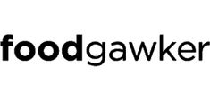 the foodgawker logo is black and white