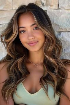 Check out 25 gorgeous must-try blonde hair colors for a stunning fall look. 🍁✨ #FallHairColors #BlondeHairTrends #AutumnBlonde #BlondeInspo #SeasonalHair #ChicBlondeStyles #WarmBlondeShades #HairColorIdeas #FallBeauty #BlondeTransformation Blonde Highlights On Indian Skin, Low Lights Brown Hair Layers, Low Lights Hair Dark Brown, Brown Low Lights Brunettes Dark Hair, Honey Highlights On Dark Brown Hair, Caramel Money Piece Hair On Dark Hair, Blonde Lowlights On Dark Hair, Black Hair With Honey Highlights, Honey Blonde On Dark Hair