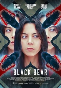 the movie poster for blackbear with two women looking at each other in front of them