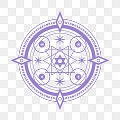 a purple and white circular design with stars on it, in the center is an image of