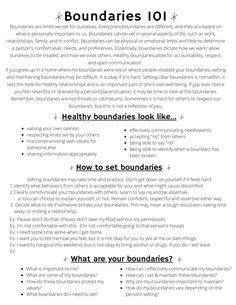 Relationship Boundaries Worksheet, Boundary Setting In Relationships, Healthy Emotional Boundaries, Relationship Group Therapy, Setting Boundaries For Yourself, Healthy Boundary Responses, Healthy Boundaries Affirmations, Setting Up Boundaries, Tf Cbt Psychoeducation