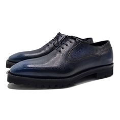 Mens leather balmoral oxford shoes made in Spain Mediterranean Blue, Bespoke Shoes, Simple Shoes, Cream Shoes, Oxford Shoes Men, Shoe Last, Leather Oxford Shoes, Shoes And Boots, Men's Shoe