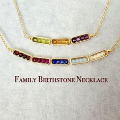 Introducing our Family Birthstone Necklace - a symbol of unity and love. Each 'brick' charm represents a family member, with their unique birthstone creating a strong foundation of togetherness. This necklace is a beautiful way to carry your loved ones with you, perfect for mothers, grandmothers, or as a keepsake for family members. Gift this piece to celebrate the unbreakable bond of family. -Materials and Size- Chain: 18K Gold Filled/White Gold Filled Beads Size: 6mm (please allow a variation Adjustable Multi-stone Jewelry For Gift, Spiritual Birthstone Necklace For Birthday, Adjustable Multi-stone Jewelry As A Gift, Spiritual May Birthstone Jewelry For Birthdays, Handmade Birthstone Necklace For Anniversary On Mother's Day, Handmade Birthstone Necklace For Anniversary, Mother's Day, Handmade Birthstone Necklace For Anniversary And Mother's Day, Spiritual Birthstone Jewelry For Birthday Gift, Personalized May Birthstone Necklace In Spiritual Style