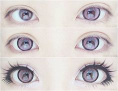 10 Tutoriales de maquillaje para tener unos ojos de anime Anime Make-up, Makeup Kawaii, Look Grunge, 얼굴 드로잉, Circle Lenses, Special Effects Makeup, Kahlil Gibran