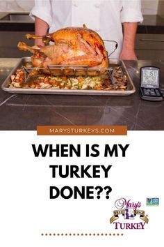 Need tips on: where to put your thermometer in your Mary's turkey? At what temperature is my turkey done?   Visit the link destination for your answers. Cooking Thermometers, Oven Cooking, Cooking Time, Oven