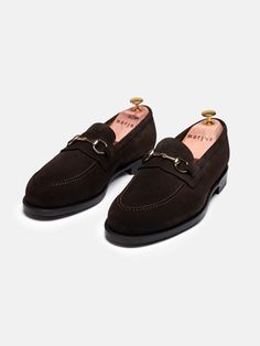 The Horsebit Loafer - Brown Suede | MORJAS Classic Loafers With Horsebit Detail, Classic Loafers With Horsebit Detail For Galas, Shoe Tree, Goodyear Welt, Golden Color, Penny Loafers, Brown Suede, Lace Up Shoes, Shoe Shop