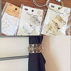 two pictures of different items in plastic bags on a table and one has a key chain attached to it