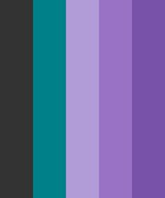 purple and blue color palette with black background