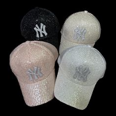 sequin  bling  Snapback Bling Hats, Custom Fitted Hats, Dope Hats, Fashion Girly, Custom Trucker Hats, Bling Wallpaper, Boutique Ideas, Pearl Jewels, Fashion Curvy