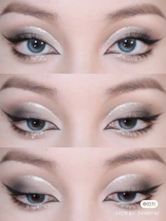 Winter Wedding Makeup, Pop Art Makeup, Chinese Makeup, Wedding Makeup For Brown Eyes, Dark Makeup