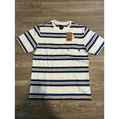 Vans Shirt Boy&Apos;S Xl - (10-12) New Multi Color Stripe Short Sleeve Cotton Tee. Shirt Is Brand New With Tags Vans Yellow, Vans Shorts, Vans Shirts, Vans Shirt, Skate T Shirts, Blue Vans, Vans T Shirt, Vans Blue, Checkered Shirt