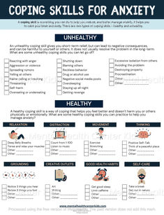 coping skills for anxiety worksheet Healthy Coping Mechanism Ideas, Coping Skills Activity For Teens, Coping Skills Activity, Coping Skills Worksheet, Counseling Interventions, Coping Skills Worksheets, Therapy Interventions, Coping Skills Activities