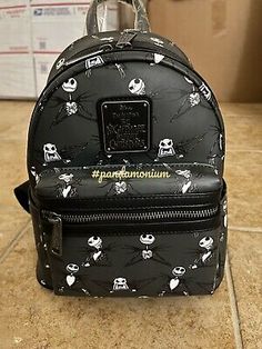 Trendy Fashion NWT Loungefly Jack Skellington Nightmare Before Christmas AOP Mini Backpack, Womens Bags Handbags Jack Skellington, Tim Burton, Mini Backpack, Nightmare Before, Nightmare Before Christmas, Women's Bags, Before Christmas, Trendy Fashion, Bags Handbags