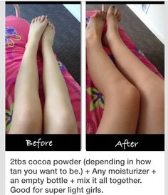 Diy Self Tanner, Get Tan, Do It Yourself Nails, Make Up Diy, Tanning Skin Care, How To Get Tan, Tanning Tips, Light Girls, Self Tanner