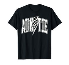 PRICES MAY VARY. Checkered Auntie Shirt, Retro Auntie Shirt, Mother’s Day Gift, Gift For Aunt, Pregnancy Announcement, Aunt Shirt Retro Auntie Family Matching Father's Day Mother's Day Checkered Groovy. This outfit is a meaningful present on Birthday, Christmas, Halloween, Noel, Anniversary, Mother's Day, Grandma's Day, Valentine's Day Lightweight, Classic fit, Double-needle sleeve and bottom hem Checkered Birthday Party, Pregnancy Announcement Aunt, Aunt Pregnancy Announcement, Aunt Shirt, Auntie Shirts, Gift For Aunt, Pit Crew, Aunt Shirts, Hot Wheel