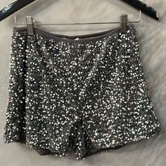 Dress These Cute Silver Sequin Shorts Up Or Down. Layer Them Up For A Chic Winter Look. Fitted And Stretchy For Your Comfort. Runs A Tad Small Sequin Shorts, Silver Sequin, Short Shorts, Winter Looks, Sequin, High Waisted, Womens Shorts, Silver, Women Shopping