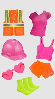 an assortment of different types of clothing and accessories