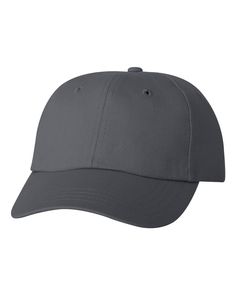 a grey baseball cap on a white background