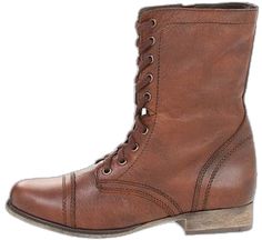 Brown Combat Boots With Zipper Closure For Fall, Fall Brown Boots With Front Lace-up Fastening, Brown Boots With Front Lace-up Fastening For Fall, Casual Leather Combat Boots With Zipper, Casual Leather Combat Boots With Zipper Closure, Rugged Cap Toe Lace-up Boots For Fall, Casual Brown Combat Boots With Zipper Closure, Fitted Leather Combat Boots For Fall, Rugged Fall Cap Toe Combat Boots