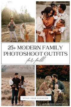 the 25 modern family photoshopping outfits are perfect for fall and winter, so it's easy to use