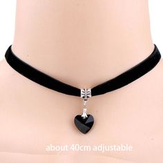 You'll have your heart set on these You're My Heart Chokers! Description: Metals Type: Zinc AlloyNecklace Type: Chokers/NecklacesOrigin: CN(Origin)Chain Type: Rope ChainMaterial: Semi-Precious StoneShape\pattern: Heart You're My Heart, Black Velvet Choker Necklace, Gothic Heart, Velvet Choker Necklaces, Velvet Style, Heart Rhinestone, Black Velvet Choker, Velvet Heart, Crystal Choker Necklace