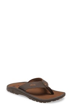 Classic beach-ready sandal features a cushioned anatomical footbed and can be machine washed for easy care. Style Name:Olukai 'Ohana' Flip Flop (Men). Style Number: 244367. Beach Ready, Flip Flop, Java, Mens Flip Flop, Flip Flops, Men's Shoes, Size 12, Nordstrom, Sandals