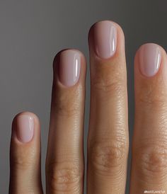 Introducing BB Cream Nails: The Subtle Nail Trend You Need to Try Now - Bangstyle - House of Hair Inspiration Eyebrow Trends, New Nail Trends, Pink Gel, Nail Polish Trends, Cream Nails, Neutral Nails, Naha