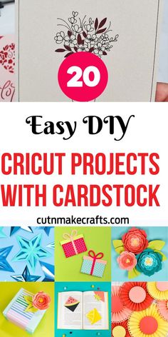 Cricut Projects with Cardstock Diy Cricut Projects Cardstock Papers, Paper Projects With Cricut, Cricut Cardstock Ideas, Greeting Cards Cricut, Cricut Explore 3 Project Ideas, Cricut Projects Cardstock, Cricut Card Projects, Card Stock Cricut Projects