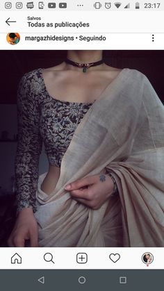 Long Blouse Designs, Saree Wearing Styles, Sari Blouse Designs