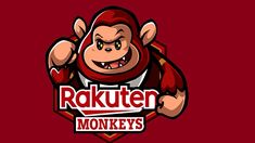 the monkey mascot for rakkuten monkeys, which is part of an animated video game