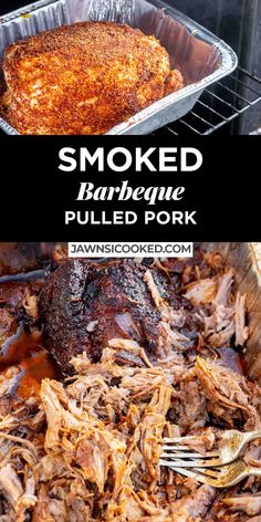 barbecue pulled pork with bbq sauce on the side