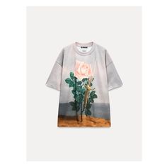 T-shirt made of 100% cotton. Round neck and short sleeves. Contrasting René Magritte © C.H / ADAGP Paris, 2024 print. White Letter Print T-shirt By Zara, Zara White T-shirt With Letter Print, Zara White T-shirt With Cartoon Print, Zara Playful Cartoon Print T-shirt, Zara Graphic Tee Cotton T-shirt, René Magritte, Zara Shirt, Rene Magritte, Cardigan Sweater Jacket