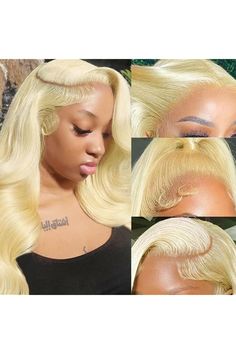 Starrain 613 Lace Front Wig Human Hair 180% Density 13x4 Transparent HD Human Hair Wigs Lace Front Body Wave Pre Plucked With Baby Hair 18 Inch Blonde Lace Front Wigs Human Hair For Black Women Baby Hair, Body Wave, Hair Wigs, Baby Hairstyles, Human Hair Wigs, Lace Front Wigs, Lace Wigs