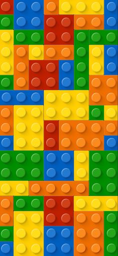 an image of many different colored legos in the same color scheme as well as orange, green, blue, yellow and red