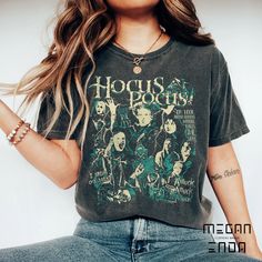 Retro Hocus Pocus  Shirt, Sanderson Sisters Disney Witches Shirt Sistaaas Hocus Pocus Shirt, Hocus Pocus Sister Shirts, Another Glorious Morning Hocus Pocus Shirt, Music City Nashville, Nashville Music, Epcot Shirts, Rock Vintage, Western Graphic Tees, Country Music Shirts