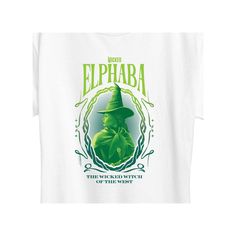 Wicked - Elphaba Wicked Witch Of The West - Women's Short Sleeve Graphic T-Shirt Wicked Movie Outfit Ideas Elphaba, Wicked Merch 2024, Wicked Svg, Wicked Shirt, Wicked Movie Elphaba, Elphaba Wicked