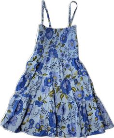 Blue Cotton Tiered Dress, Blue Floral Print Tiered Skirt Dress, Blue Floral Print Dress With Tiered Skirt, Babydoll Mini Dress, Fall Skirts, Tier Skirt, Too Short, Sun Kissed, Tiered Skirt