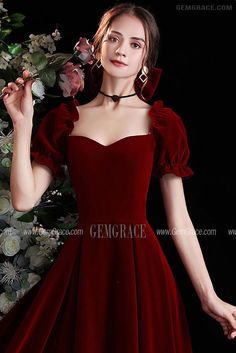 10% off now|Free shipping world-wide. Retro Formal Long Velvet Burgundy Evening Party Dress with Square Neckline at GemGrace. Click to learn our pro custom-made service for wedding dress, formal dress. View #FormalDresses for more ideas. Fitted Velvet Dress With Square Neck, Burgundy Velvet Dress For Formal Occasions, Square Neck Evening Dress With Fitted Bodice For Banquet, Fitted Bodice Evening Dress With Square Neck For Banquet, Velvet Square Neck Party Dress, Elegant Velvet Dress With Square Neck, Square Neck Velvet Dress For Party, Velvet Square Neck Dress For Party, Elegant Burgundy Velvet Evening Dress