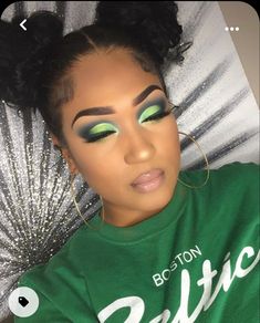 Green Eyeshadow Look, Natural Eye Makeup Tutorial, Birthday Fit, Makeup Looks For Green Eyes, Makeup Tutorial Foundation, Green Makeup, Green Eyeshadow